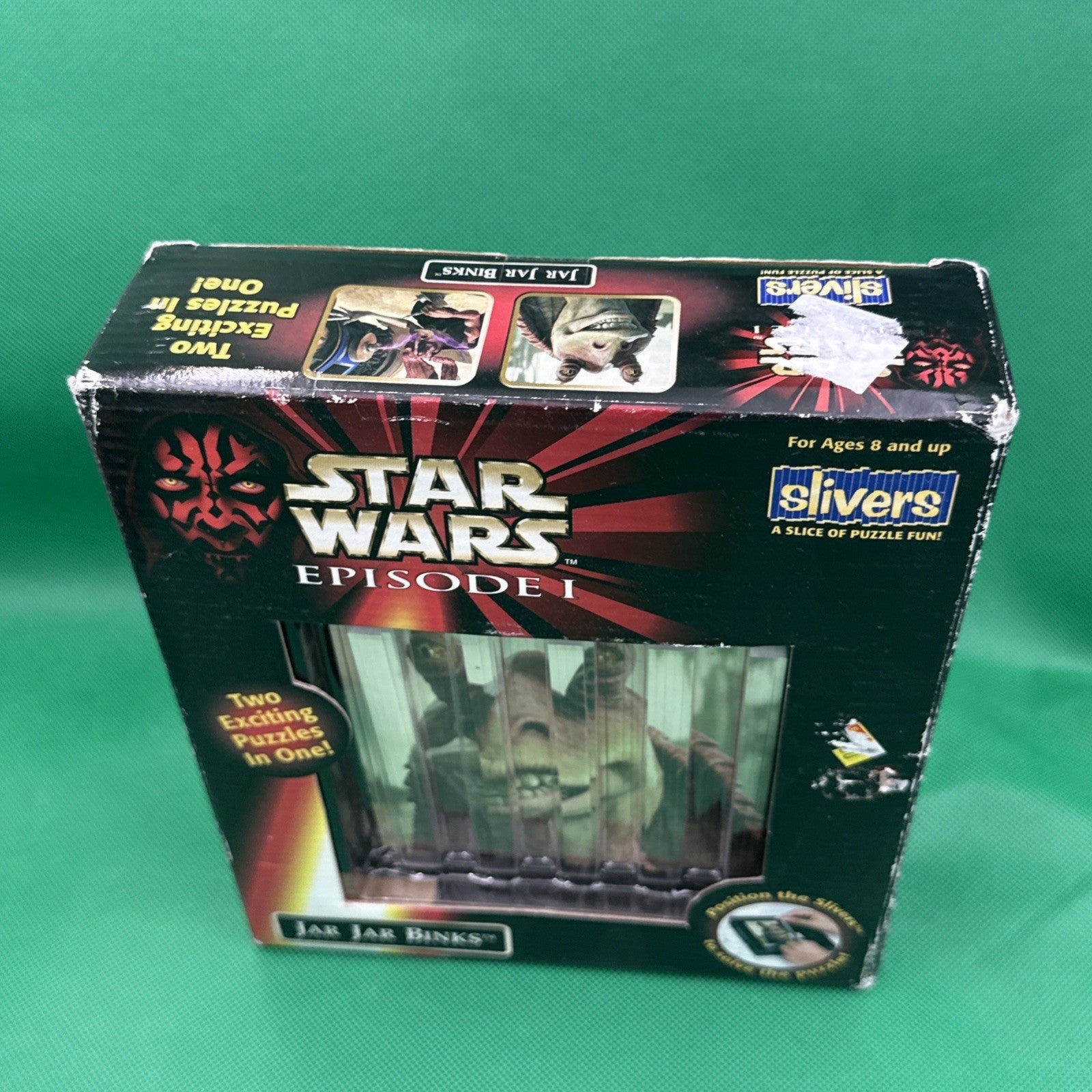 Jar Jar Binks Slivers Puzzles In One Unopened Box Star Wars Episode I 1999 - toyscardscomics