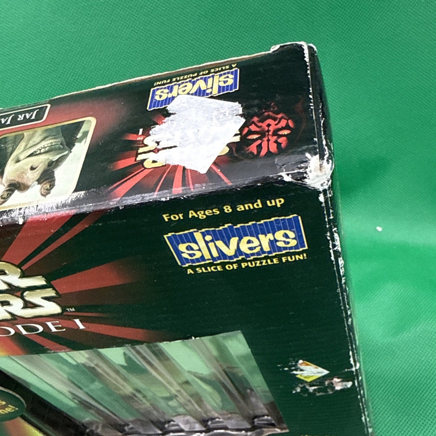 Jar Jar Binks Slivers Puzzles In One Unopened Box Star Wars Episode I 1999 - toyscardscomics