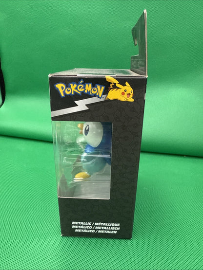 Jazwares Pokemon Select Metallic Figures Series 2 Piplup - NEW SEALED - toyscardscomics
