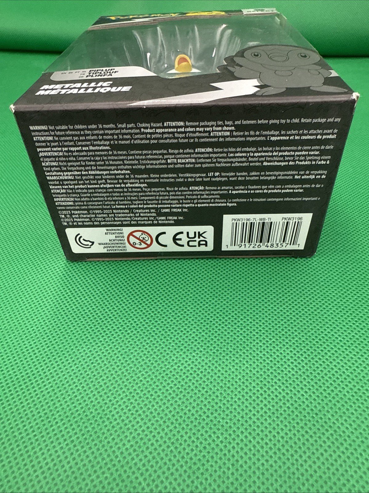 Jazwares Pokemon Select Metallic Figures Series 2 Piplup - NEW SEALED - toyscardscomics