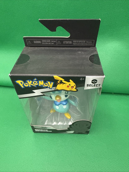 Jazwares Pokemon Select Metallic Figures Series 2 Piplup - NEW SEALED - toyscardscomics