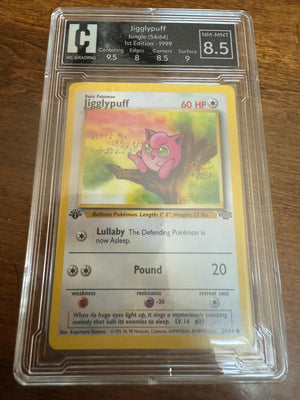 Jigglypuff Jungle (54/64) 1st Edition 1999 - NM Mint 8.5