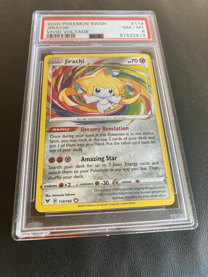 Jirachi - 2020 - PSA mint 8 - toyscardscomics