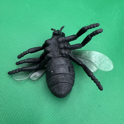 Jumbo Fly Figure Black Bug Transparent Wings Creepy Ugly Science Nature - toyscardscomics