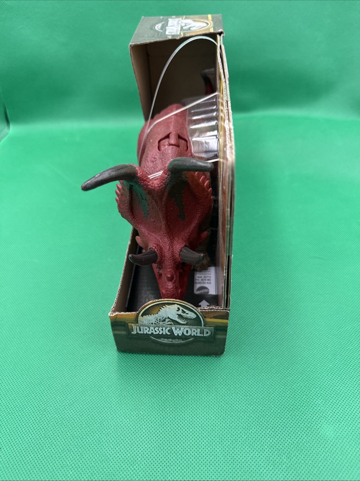 Jurassic World: Diabloceratops **BRAND NEW** Red Dino Trackers Figure with Sound - toyscardscomics
