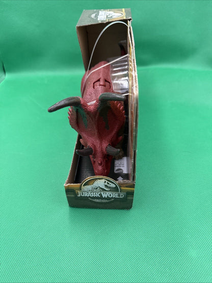 Jurassic World: Diabloceratops **BRAND NEW** Red Dino Trackers Figure with Sound - toyscardscomics