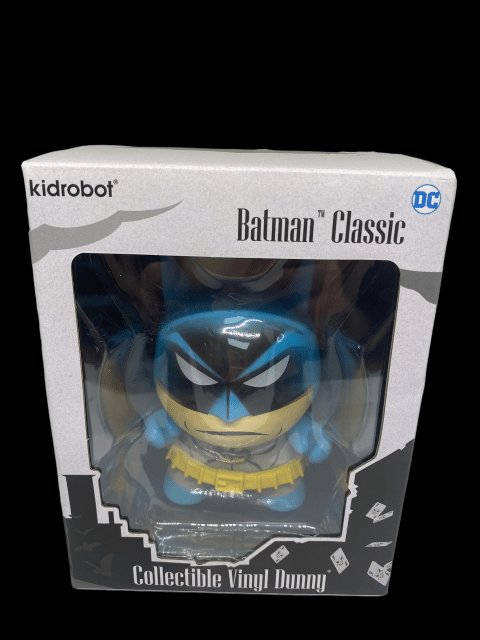 Kidrobot DC "Batman" Classic Collecable Vinyl Dunny - Sealed in Box - toyscardscomics