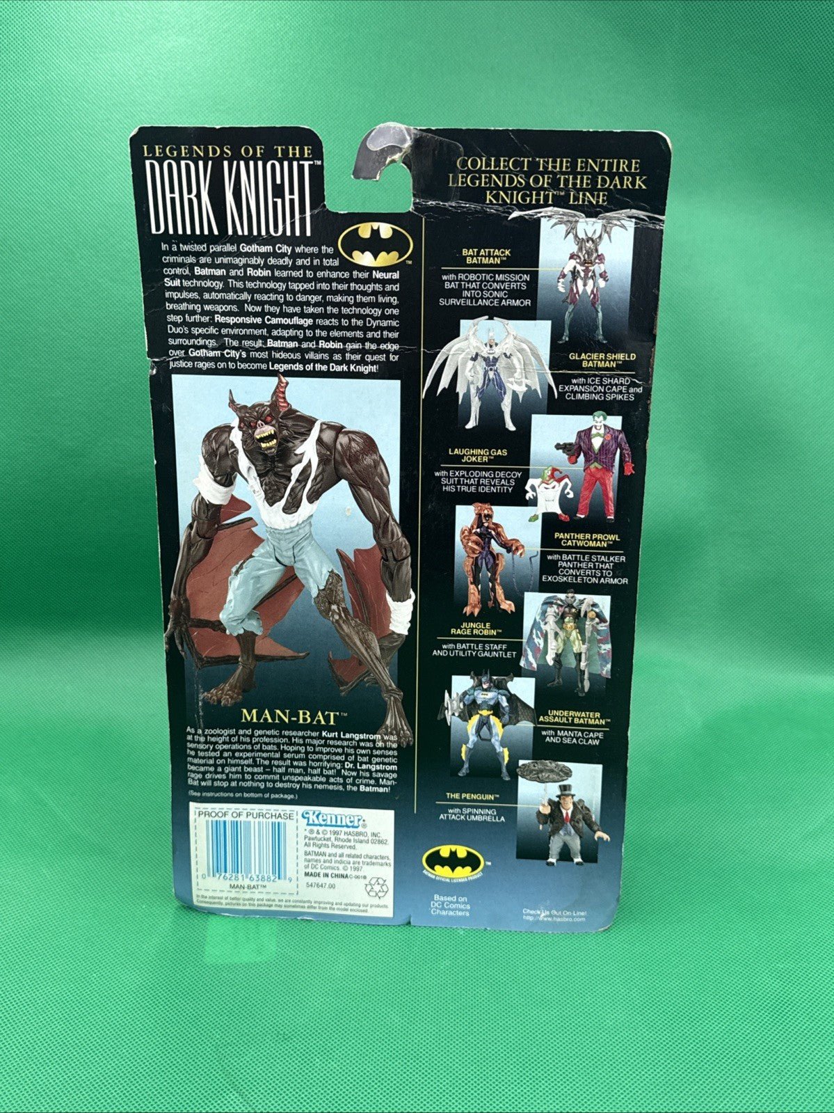 Legends Of The Dark Knight Premium Collector Series Man Bat Action Figure NOC - toyscardscomics