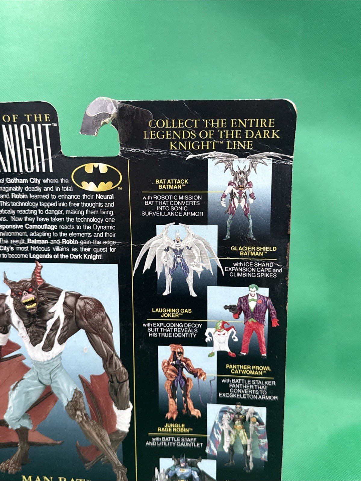 Legends Of The Dark Knight Premium Collector Series Man Bat Action Figure NOC - toyscardscomics