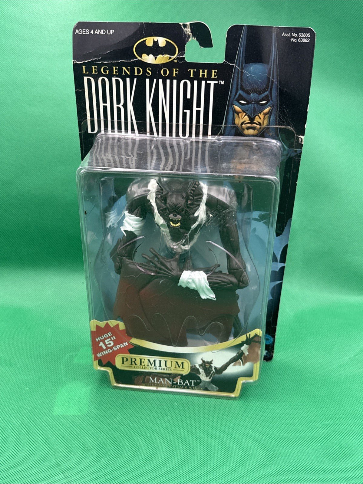 Legends Of The Dark Knight Premium Collector Series Man Bat Action Figure NOC - toyscardscomics