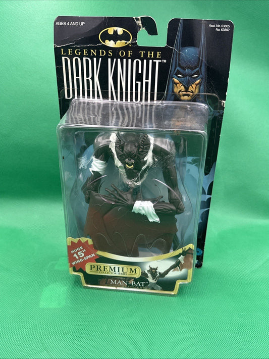 Legends Of The Dark Knight Premium Collector Series Man Bat Action Figure NOC - toyscardscomics