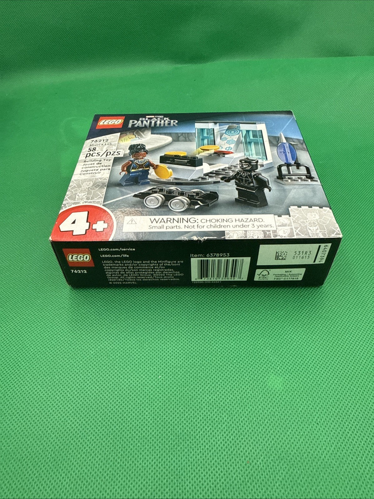 LEGO Marvel Shuri's Lab Black Panther Building Toy 76212 NEW SEALED - toyscardscomics