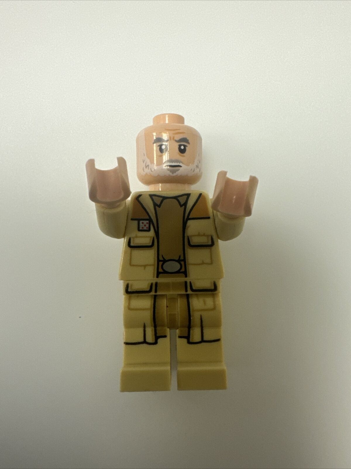 lego star wars minifigure General Jan Dodonna Missing Hair - toyscardscomics