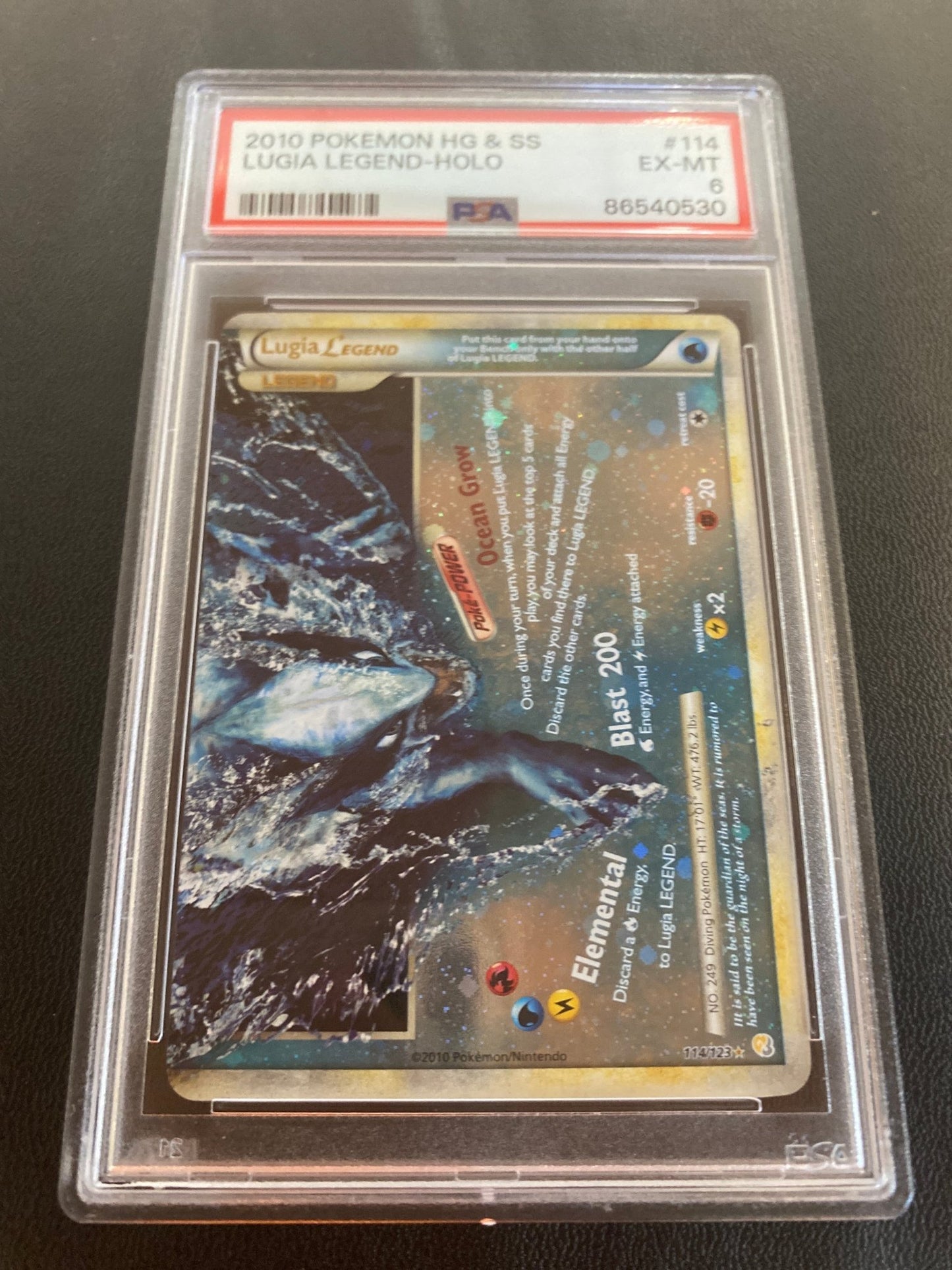 Lugia Legend Holo PSA 6