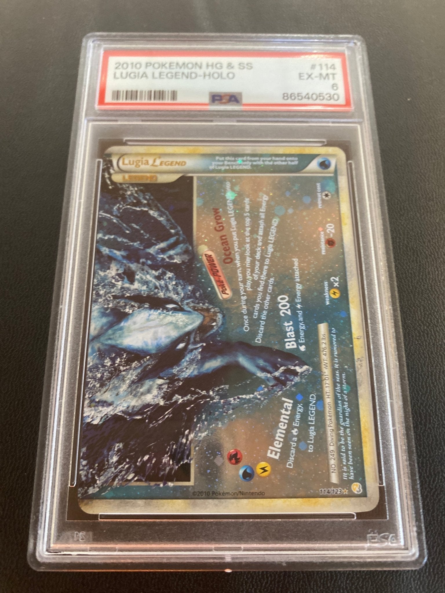 Lugia Legend - holo - 2010 - PSA 6 - toyscardscomics