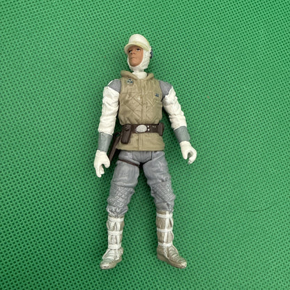 Luke Skywalker Hoth Attack Star Wars Empire Strikes Back 2" Action Figure 2003 - toyscardscomics