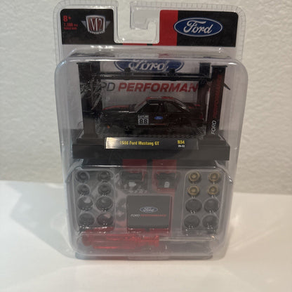 M2 Machines 1:64 Diecast 1988 Ford Mustang GT Ford Performance R34 Model Kit - toyscardscomics