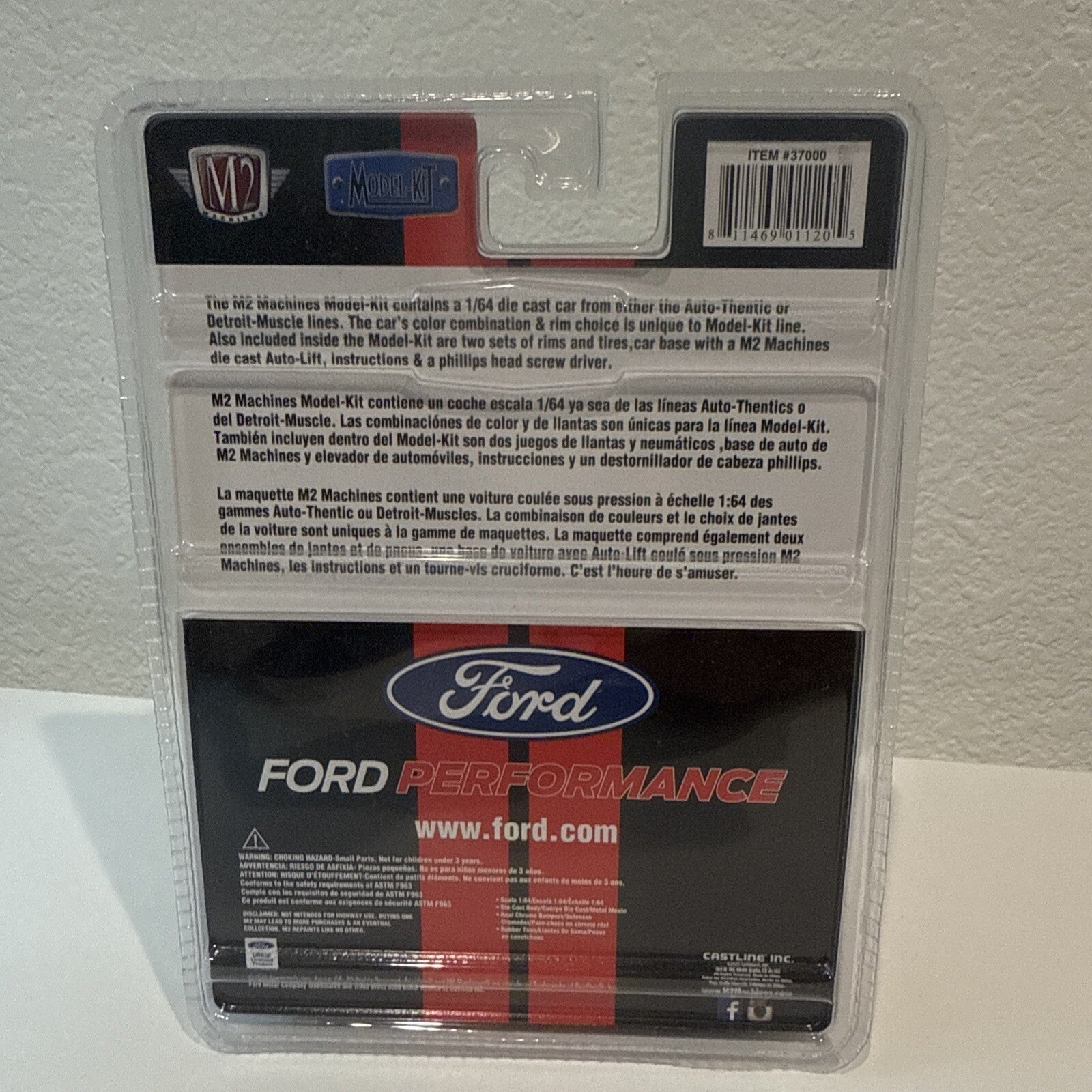 M2 Machines 1:64 Diecast 1988 Ford Mustang GT Ford Performance R34 Model Kit - toyscardscomics