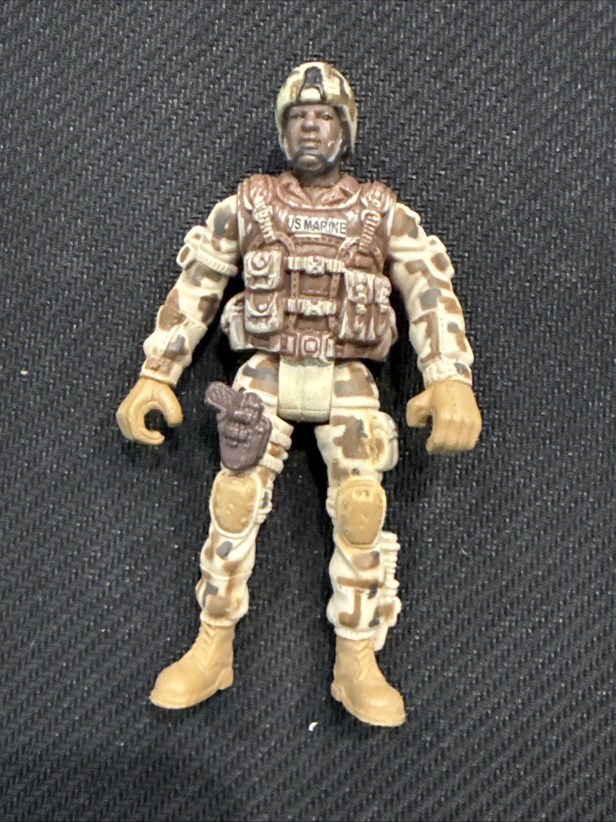 Marine Soldier with Brown Camo 4" Action Figure Chap Mei Toys R Us - GC - toyscardscomics