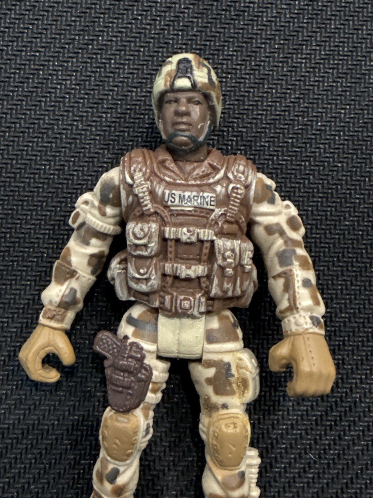 Marine Soldier with Brown Camo 4" Action Figure Chap Mei Toys R Us - GC - toyscardscomics