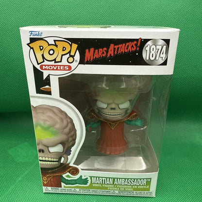 MARTIAN AMBASSADOR | Mars Attacks | Funko Pop Movies 1874 - toyscardscomics