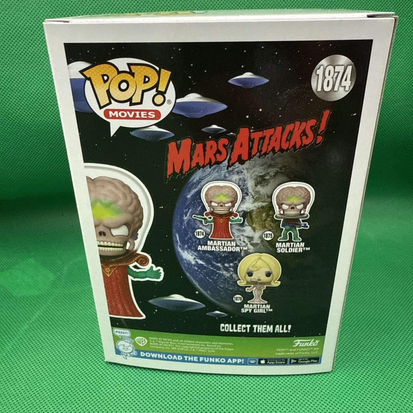 MARTIAN AMBASSADOR | Mars Attacks | Funko Pop Movies 1874 - toyscardscomics