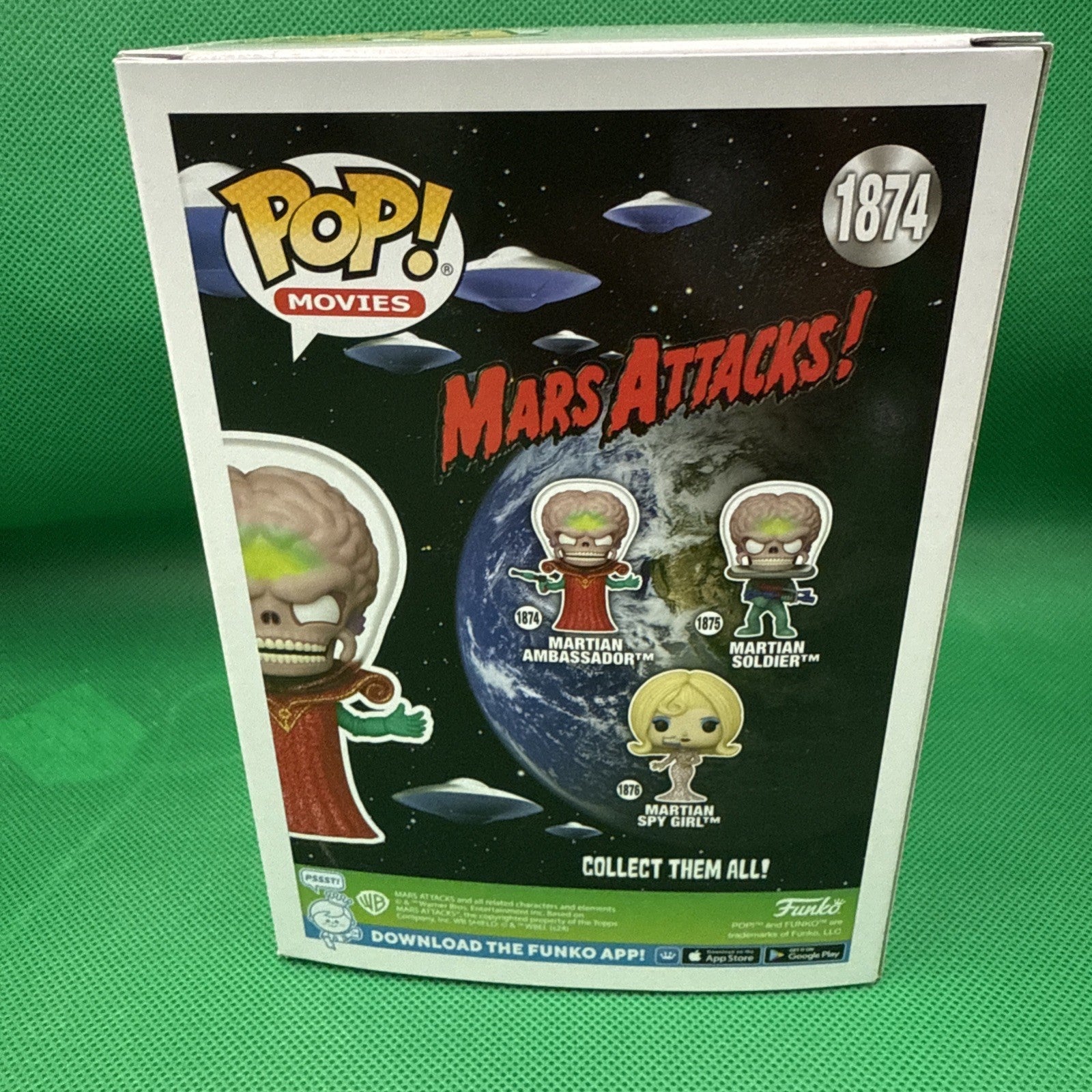 MARTIAN AMBASSADOR | Mars Attacks | Funko Pop Movies 1874 - toyscardscomics