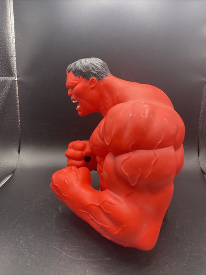 Marvel 2010 Red Hulk Bust Bank - toyscardscomics