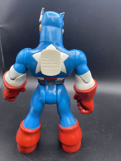 ✅Marvel Captain America 6" Action Figures 2002 Playwell#️⃣ WPFXX - toyscardscomics