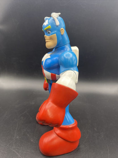 ✅Marvel Captain America 6" Action Figures 2002 Playwell#️⃣ WPFXX - toyscardscomics