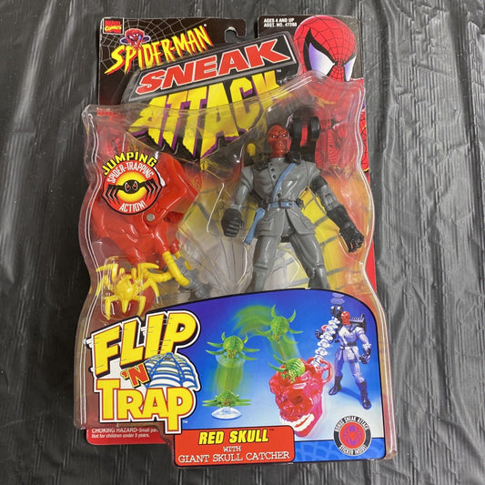 Marvel Entertainment Spider - Man Sneak Attack Series - Red Skull Action Figure - toyscardscomics