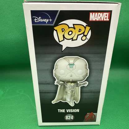 Marvel Funko Pop Vinyl Figurine - The Vision - WandaVision - No. 824 - toyscardscomics