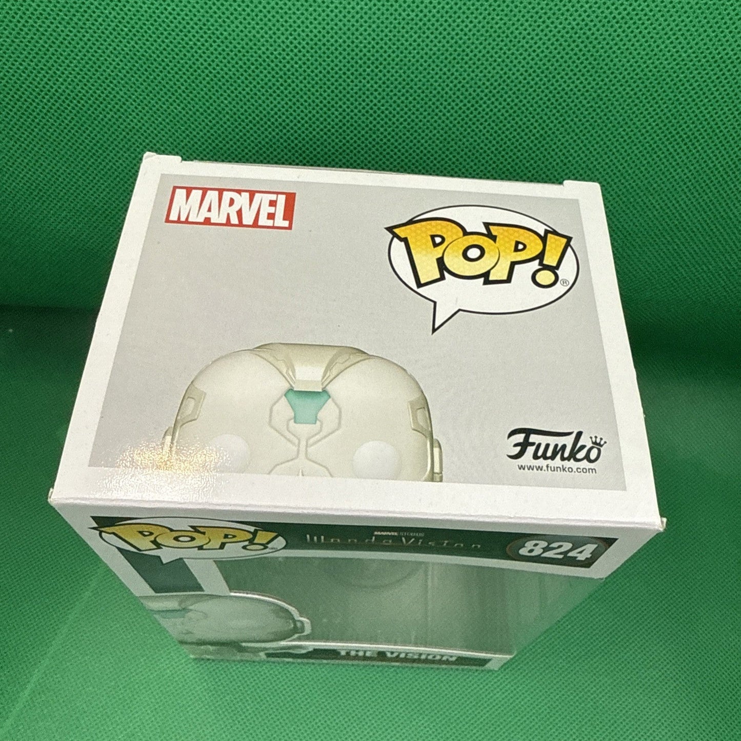 Marvel Funko Pop Vinyl Figurine - The Vision - WandaVision - No. 824 - toyscardscomics