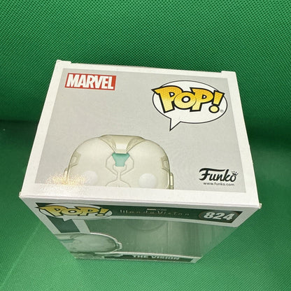 Marvel Funko Pop Vinyl Figurine - The Vision - WandaVision - No. 824 - toyscardscomics