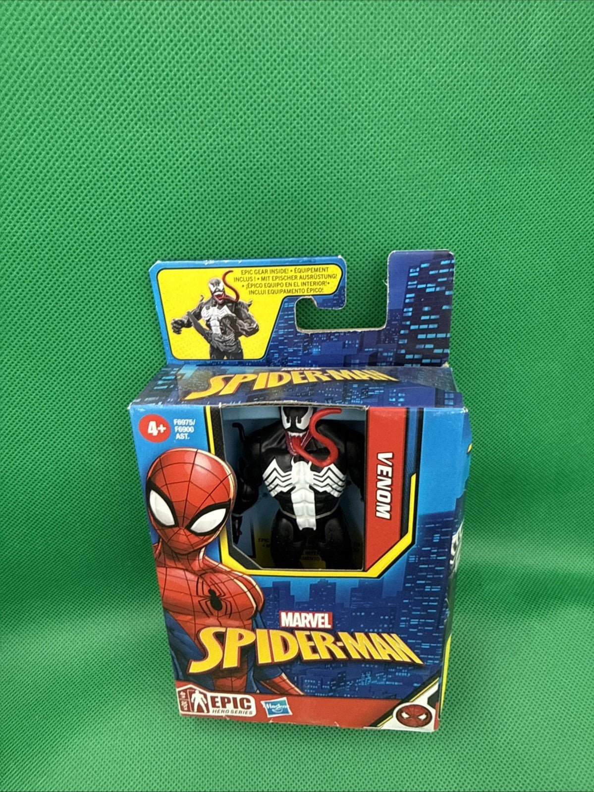 Marvel Spider - Man Epic Hero Series: VENOM 4" Action Figure (2023, Hasbro), NEW - toyscardscomics