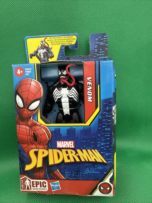 Marvel Spider - Man Epic Hero Series: VENOM 4" Action Figure (2023, Hasbro), NEW - toyscardscomics