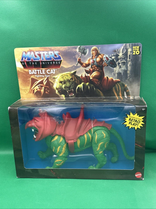 Masters of the Universe Origins Battle Cat 6.75 inch Action Figure New In Box - toyscardscomics