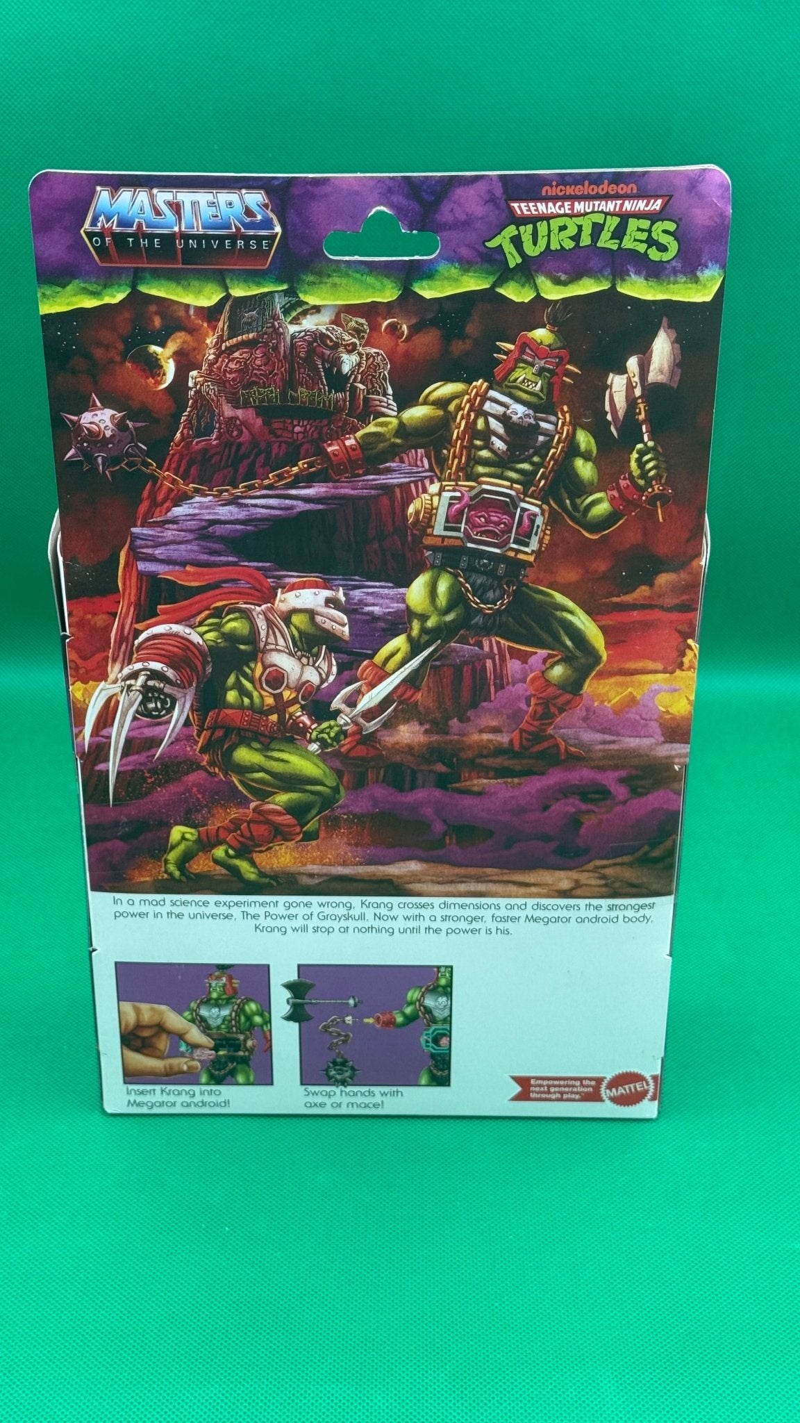 Masters of the Universe Turtles of Grayskull KRANG Deluxe Action Figure NEW MOTU - toyscardscomics