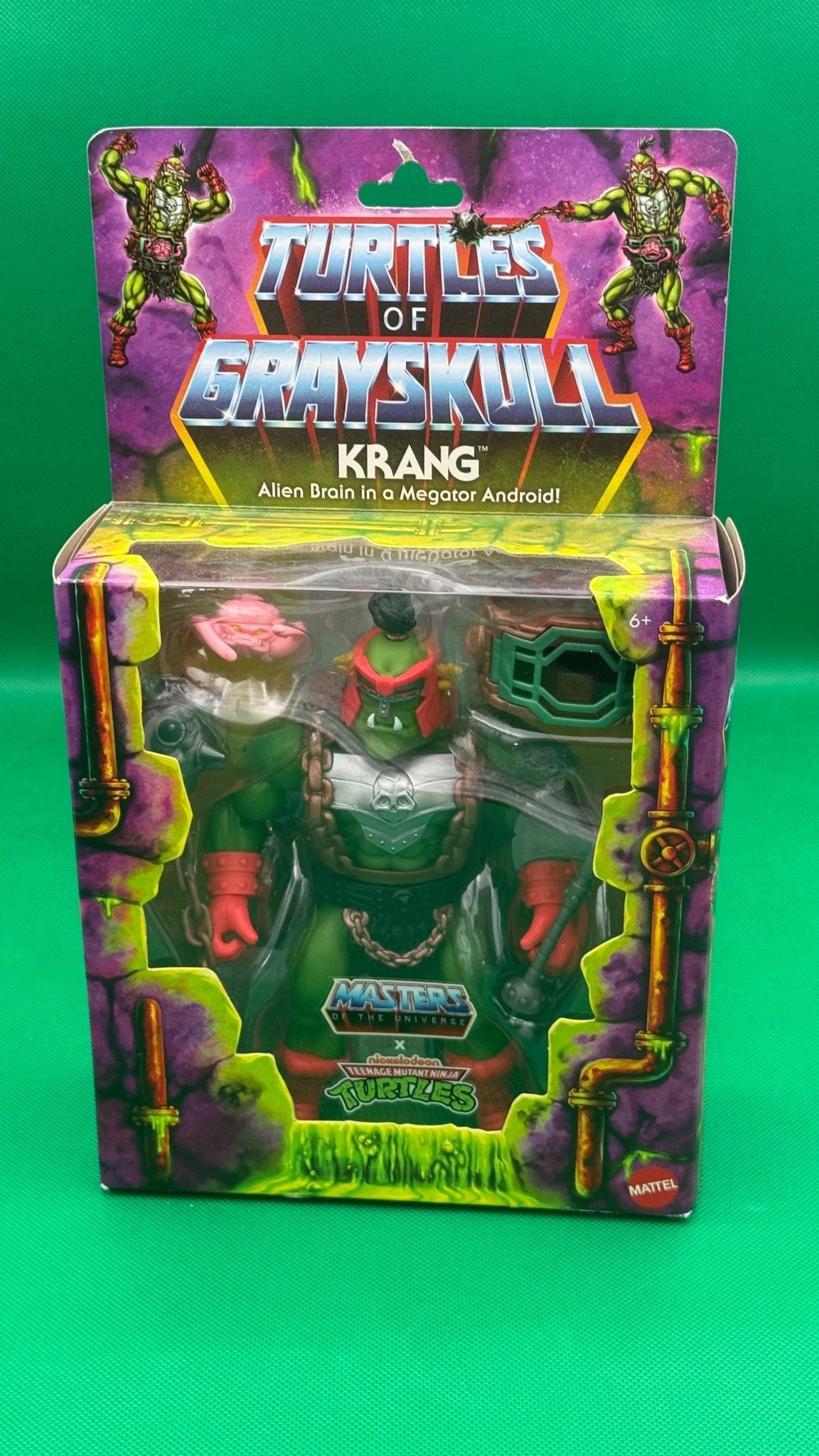 Masters of the Universe Turtles of Grayskull KRANG Deluxe Action Figure NEW MOTU - toyscardscomics