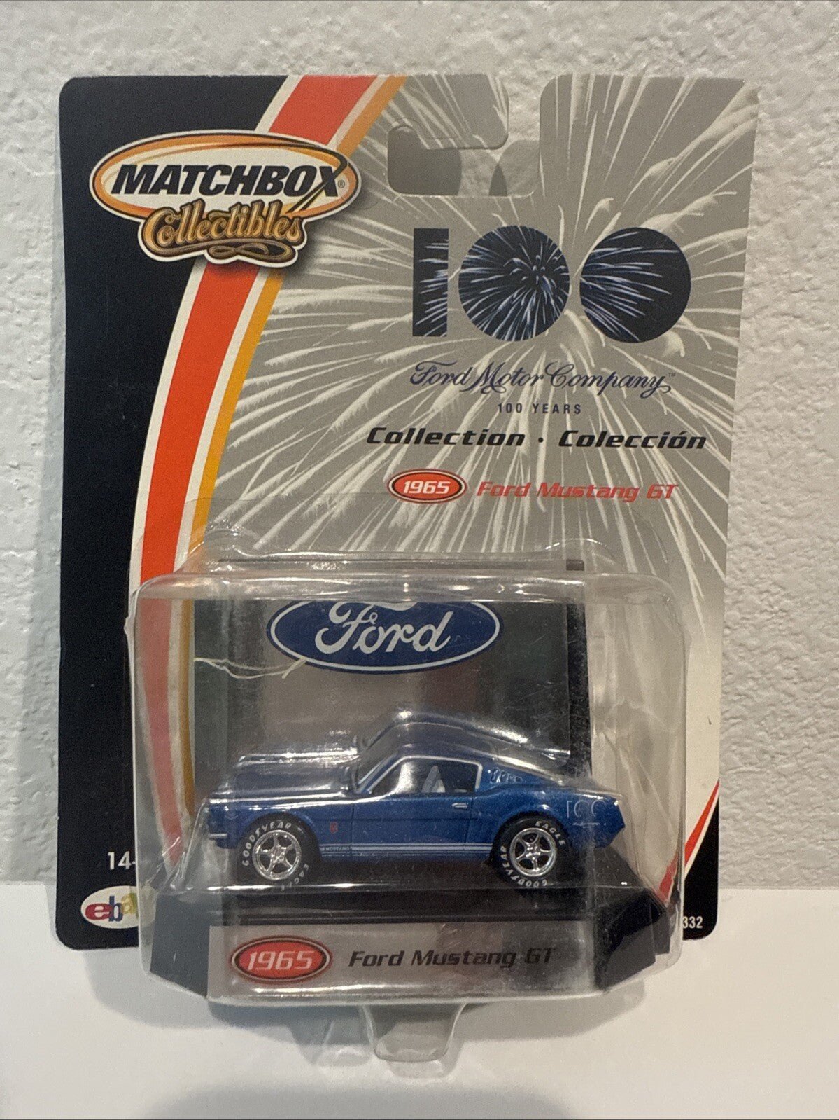 Matchbox Collectibles 1965 Ford Mustang GT Blue 100 Years B1332 NEW - toyscardscomics
