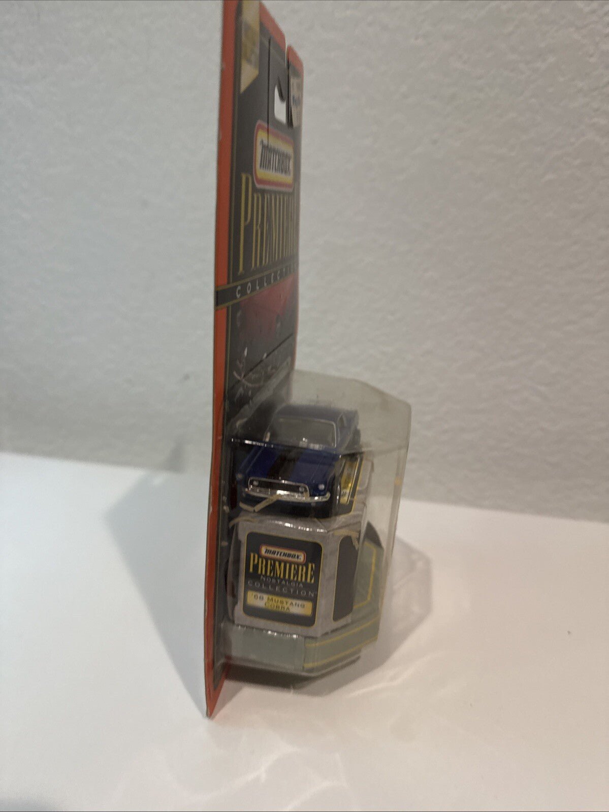 Matchbox Premiere - Nostalgia Collection - 68 Mustang Cobra - Blue - NIP - toyscardscomics