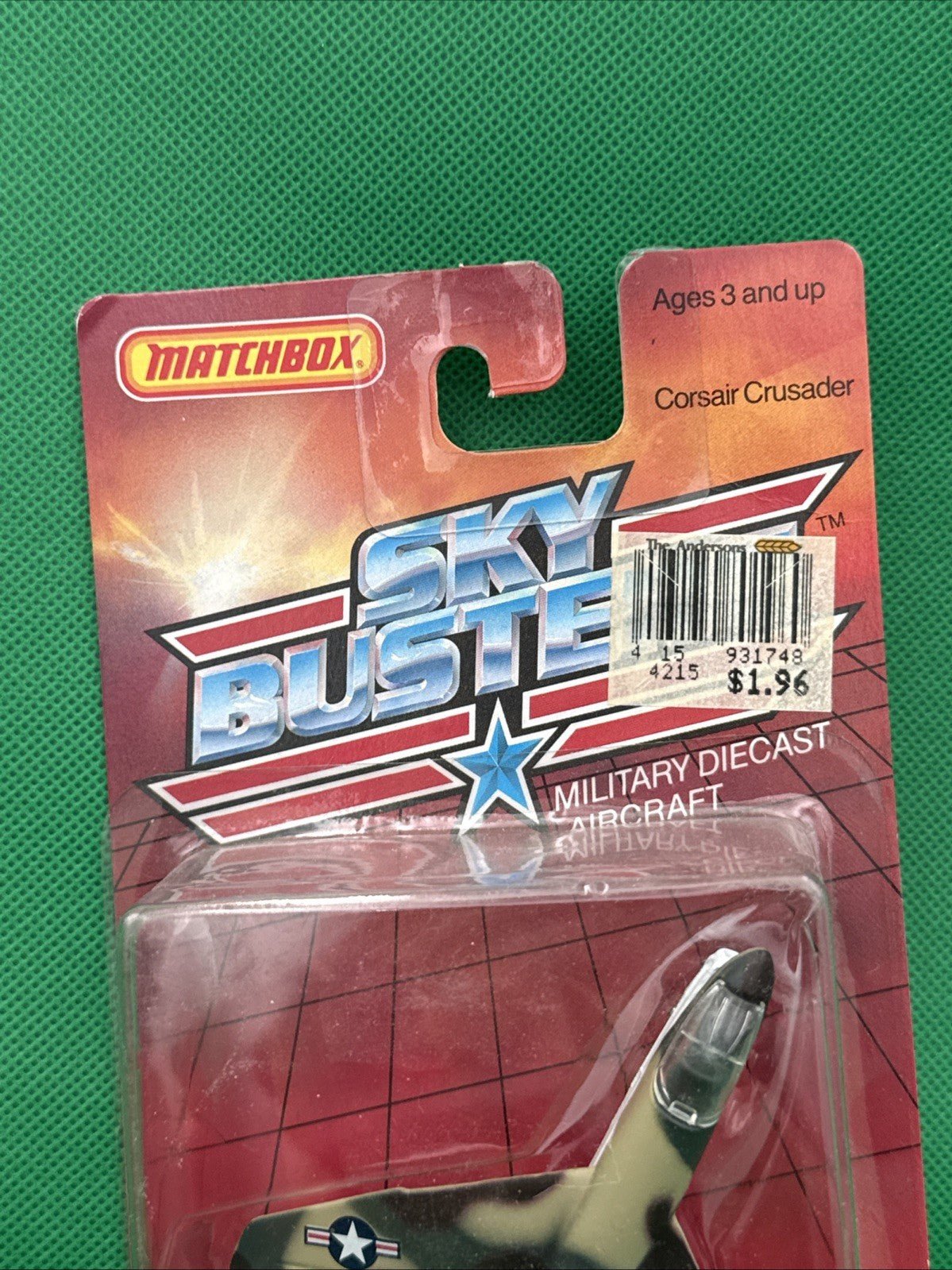Matchbox Sinister me A7 Corsair SB2 - toyscardscomics