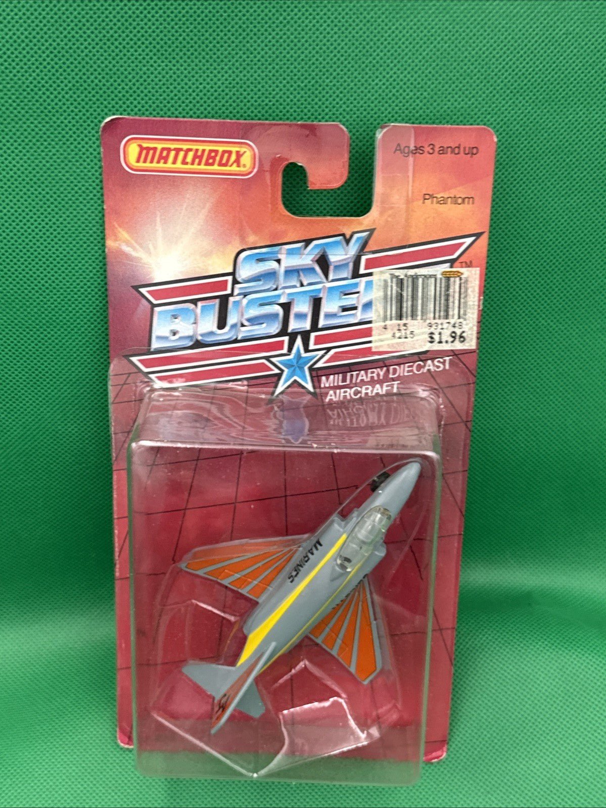 Matchbox Sky Busters SB6 Phantom F4E - Marines Airplane - toyscardscomics