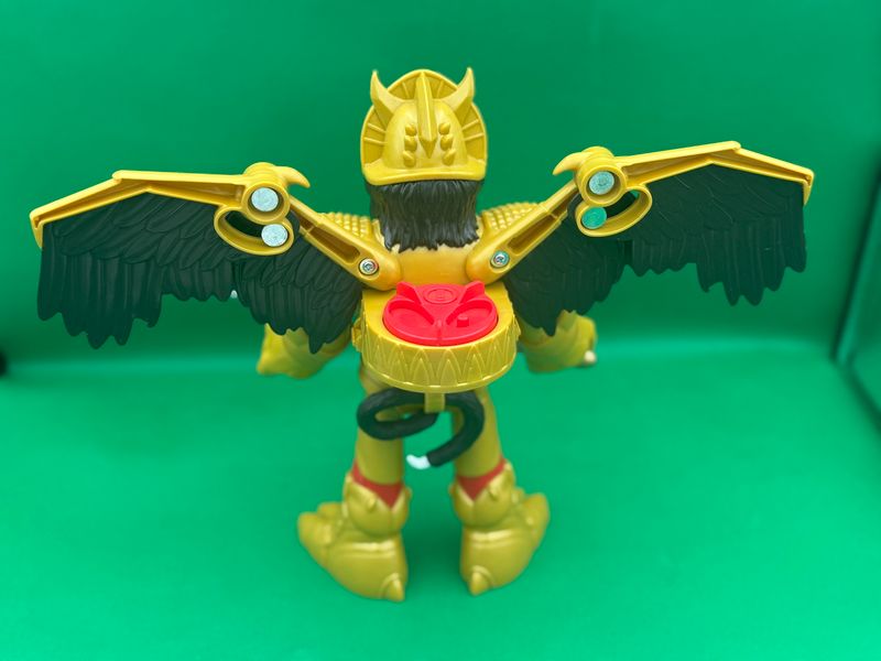 Mattel 2015 Mighty Power Ranger Villain GOLDAR Action Figure Extend/Fold Wings - toyscardscomics