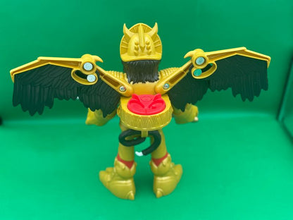 Mattel 2015 Mighty Power Ranger Villain GOLDAR Action Figure Extend/Fold Wings - toyscardscomics
