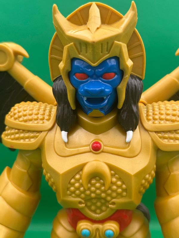 Mattel 2015 Mighty Power Ranger Villain GOLDAR Action Figure Extend/Fold Wings - toyscardscomics