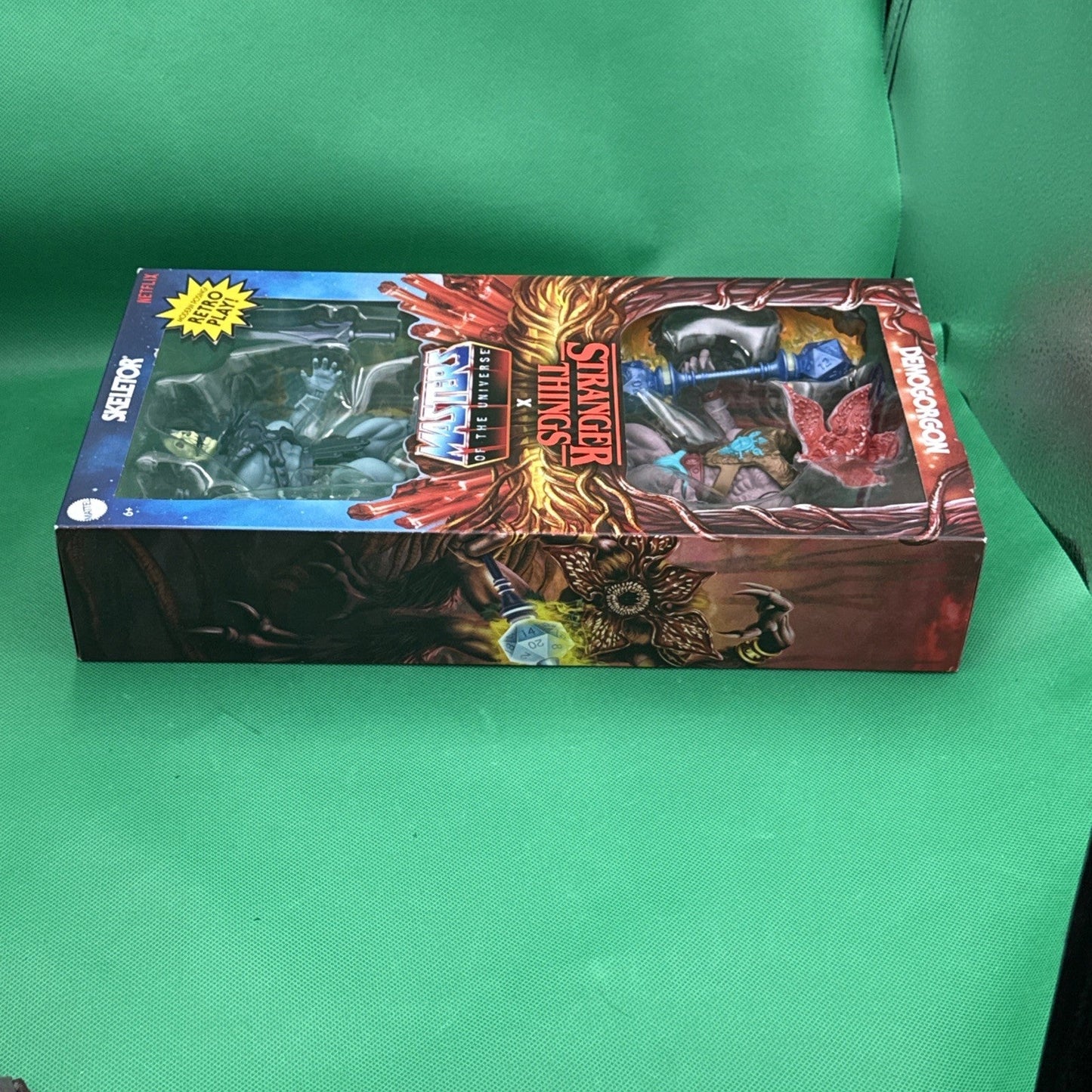 Mattel Masters of the Universe x Stranger Things Skeletor Demogorgon Figures NIB - toyscardscomics