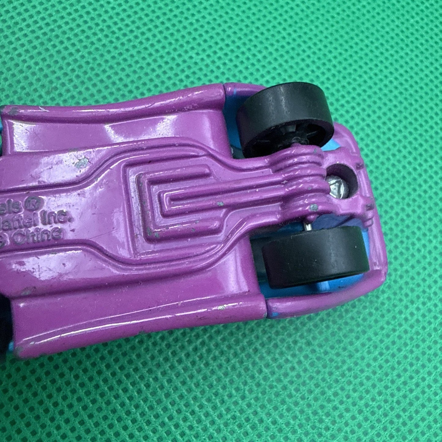McDonalds Happy Meal Hot Wheels Vintage 1994 Mattel Die Cast Metal Blue Car - toyscardscomics