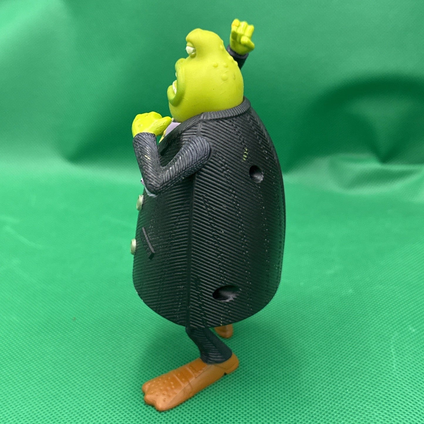 McDonald's Happy Meal Toy Flushed Away The Toad Frog Arms Head Move 2006 - toyscardscomics