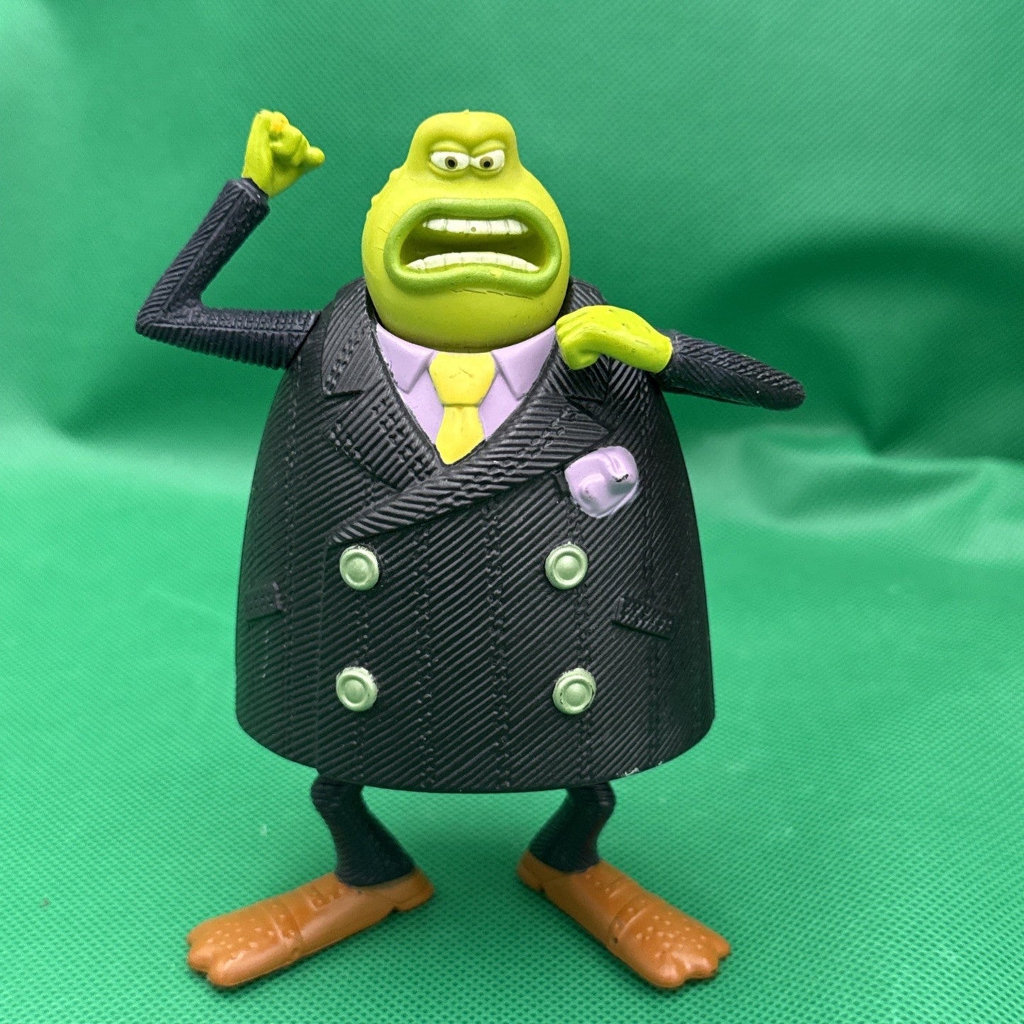 McDonald's Happy Meal Toy Flushed Away The Toad Frog Arms Head Move 2006 - toyscardscomics